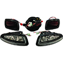 RHOX LED Factory Light Kit w/ Plug and Play Harness, E-Z-Go RXV 16-21, 12-48V